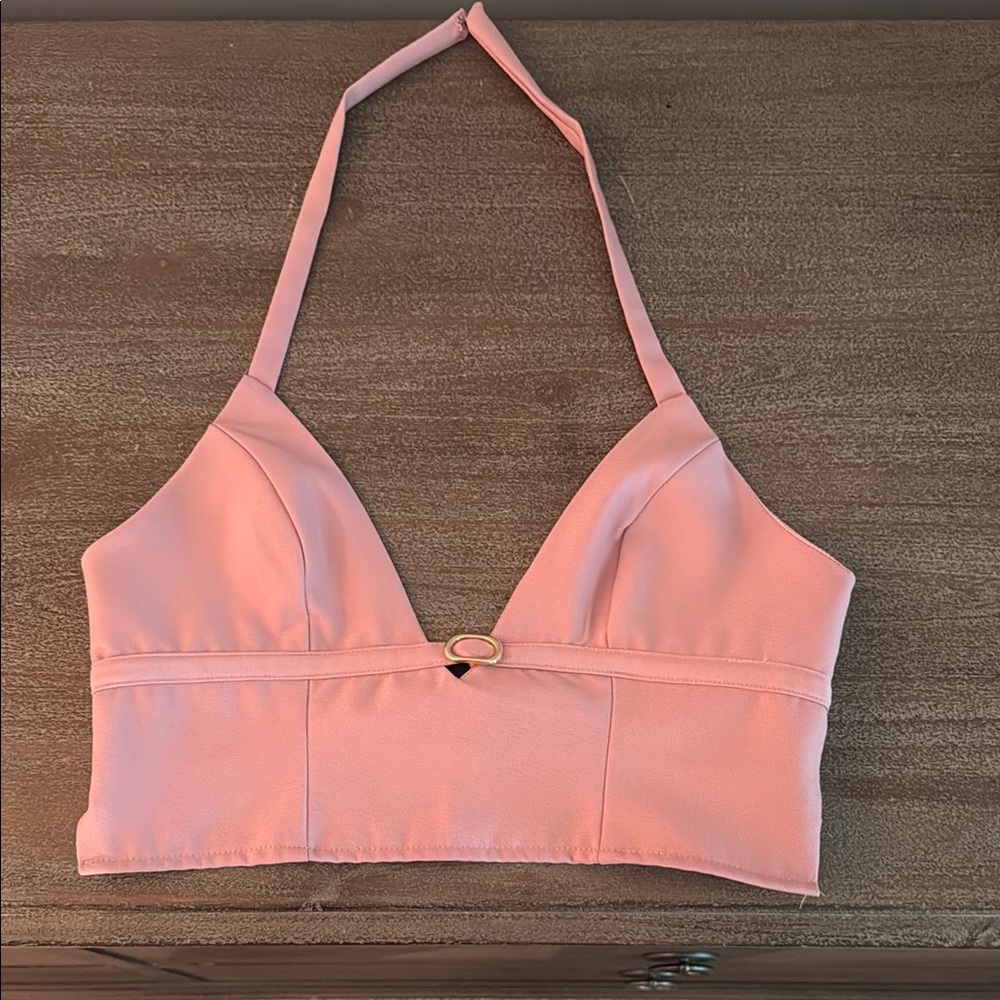 Missguided Blush Pink Top